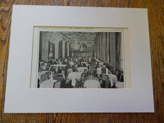 Restaurant, The Biltmore Hotel, New York, NY, 1914. Warren & Wetmore.