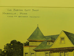 Boston Gift Shop in Magnolia MA, 1901. Rand & Skinner. Original