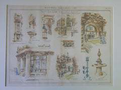 Store of Messrs. R.H. White & Co, Boston, MA, 1884. Original Plan. Peabody & Stearns