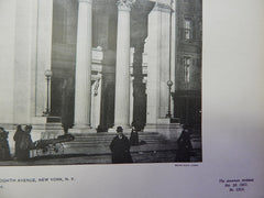 New York Savings Bank,14th and 8th Ave, New York, NY,1901, Lithograph. Robertson.
