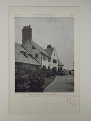 House of Donald S. Gilmore, Kalamazoo, MI, 1929, Lithograph. Lovett Rile.