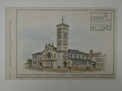 Free Church of the Annunciation, Philadelphia, PA, 1882. Charles M. Burns.