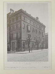 House of H. G. Trevor, 5th Ave. & 52nd St., New York, NY, 1906, Lithograph. A. N. Allen.