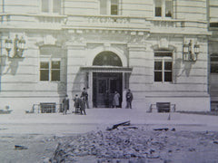 Entrance Pavilion:New Mount Sinai Hospital,New York,1905,Lithograph. Brunner.