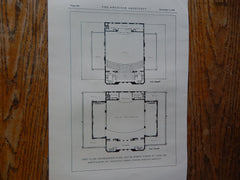 United Hebrew Temple Auditorium, St.Louis, MO, 1928, Lithograph. Maritz & Young, Inc.