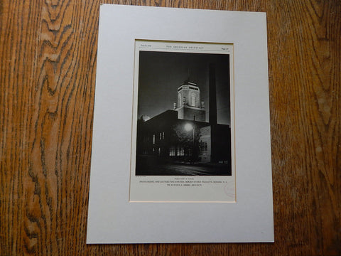 Pasteurizing,Distribution Station, Bordens Farm Products,Newark, NJ, 1928,Lithograph. Wm. E.&David J. Lehma.