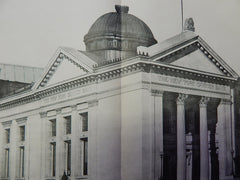 New York Savings Bank,14th and 8th Ave, New York, NY,1901, Lithograph. Robertson.