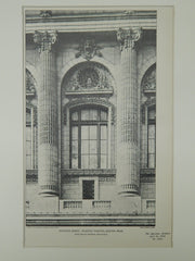 Exterior Order, Majestic Theatre, Boston, MA, 1903, Photogravure. Howard.