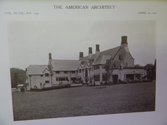 Country House at Melrose, T-Square Club, Philadelphia, PA, 1910. Lithograph. Frank Miles Day & Brother.