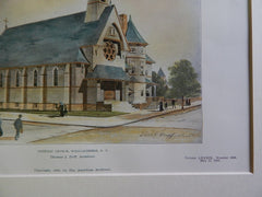 Catholic Church, Williamsbridge, NY, 1906, Original Plan. Thomas J. Duff.