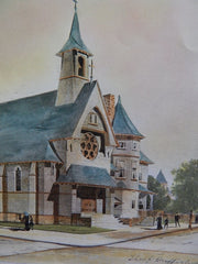 Catholic Church, Williamsbridge, NY, 1906, Original Plan. Thomas J. Duff.