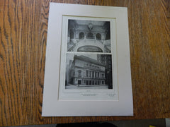 The Illinois Theatre 3,Chicago,IL, 1901,Lithograph. Wilson & Marshall.
