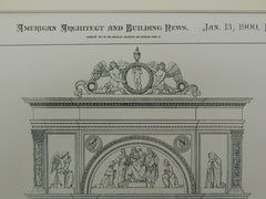 Tomb of Doge Andrea Vendramin in Ss. Giovanni e Paolo, Venice, Italy, 1900.