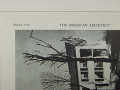House of W. H. Dickinson, Jr., Columbus, OH, 1929, Lithograph. R.G. Hanford.