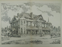 The Gordon Hotel, Boscombe, England, 1895, Original Plan. Dancaster & Taylor.