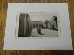 Approach, Grauman Theatre, Hollywood, CA, 1923, Lithograph. Meyer&Holler.