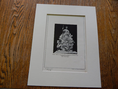 Science Model, Louisiana Purchase Exposition, St.Louis, MO, 1904. Lithograph. George E. Bissell.