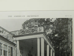 Riverdale Country Club, Riverdale, NY, 1921, Lithograph. Dwight James Baum.