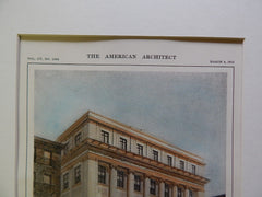 Children's Court Building, 137 E. 22nd St., NY, 1914, Original Plan. Crow, Lewis & Wickenhoefer.