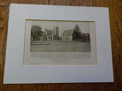 Divinity Group, Capital University, Bexley, OH, 1924, Lithograph. Perkins, Fellows & Hamilton.