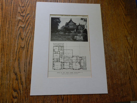 House of Mrs. Amelia Hirsh, Montclair, NJ, 1914. Van Vleck & Goldsmith.