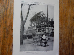 Construction View,Church of Heavenly Rest, NY, 1928,Lithograph. Mayers, Murray & Phillip.