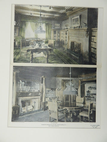House of Howard Willard, Esq., White Plains, NY, 1901. Colored Photograph. William H. Beers.