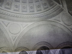 Upper Part of Staircase Hall:Public Library, Milwaukee, WI,1901, Lithograph. Ferry & Clas.