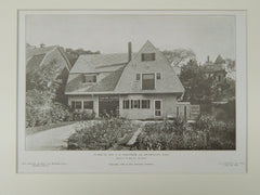Stable of Hon. J. M. Grosvenor, Jr., Swampscott, MA, 1906, Lithograph. Edwin J. Lewis, Jr.