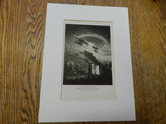 Proscenium, Grauman Theatre, Hollywood, CA, 1923, Lithograph. Meyer&Holler.