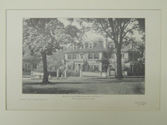 View from Lawn, House of Jules Breuchaud, Park Hill, NY, 1904, Lithograph. Warren, Smith & Biscoe.