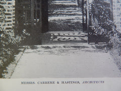 Garden Gate with Lattice, Lithograph. Messrs. Carrere & Hastings, Architects.