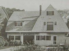 Stable of Hon. J. M. Grosvenor, Jr., Swampscott, MA, 1906, Lithograph. Edwin J. Lewis, Jr.