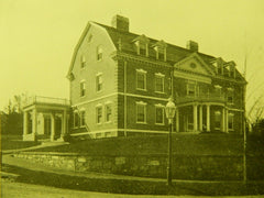 House of J. B. Westbrook, Esq., Brookline, MA, 1904, Lithograph. Chapman & Frazer.