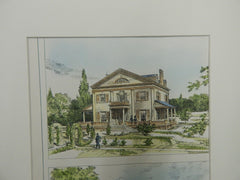 House for Thomas F. White, Esq., Cedarhurst, L.I., NY, 1901, Original Plan. M'Ilvaine & Tucker.