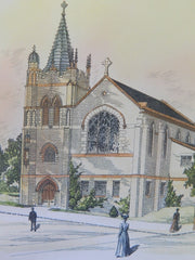 St. Mary's P.E. Church, Braddock, PA, 1901, Original Plan. C.M. Bartberger.