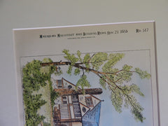 Residence for Lucius A. Barbour, Esq., Washington, CT, 1885, Original Plan.