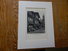 Copy of House of Charles E. Ladd,#2,  Carlton, OR, 1918,Lithograph. Lawrence & Holford.