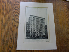 Colonial Building,Boylston St.,Boston,MA, 1901,Lithograph. Blackall.