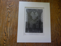 Sketch For Corpus Christi Chapel, New York, 1915, Lithograph. Harris.
