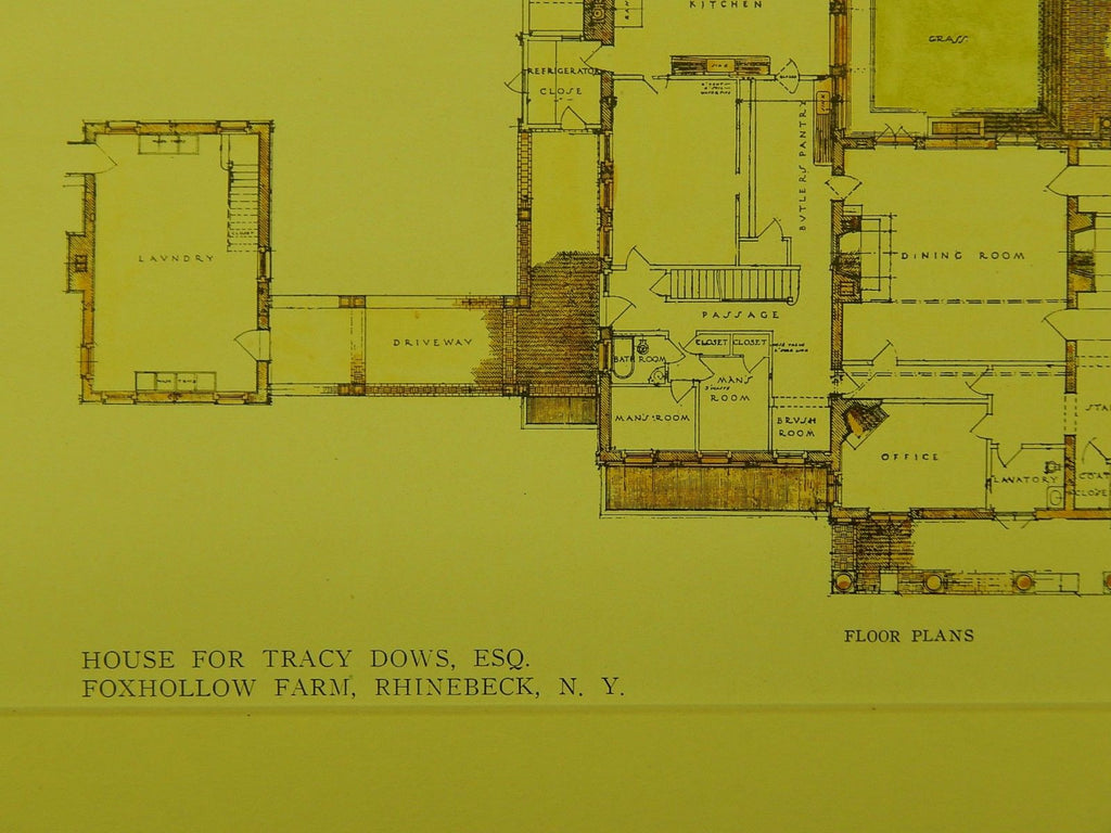 Elevations, Residence for Joseph Norwood, Columbia, SC, 1909, Original ...