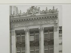 Store of Chandler & Co., Tremont Street, Boston, MA, 1906, Lithograph. Peabody & Stearns.