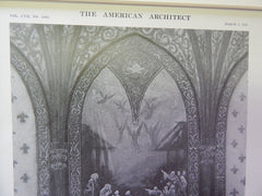 Sketch For Corpus Christi Chapel, New York, 1915, Lithograph. Harris.