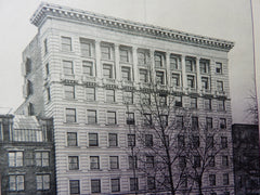 Colonial Building,Boylston St.,Boston,MA, 1901,Lithograph. Blackall.