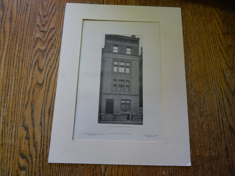No. 21 East 33rd Street, New York, N.Y.,1905, Lithograph.
