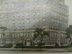 Young Women's Christian Association, Washington, DC, 1929, Original Plan. Heaton