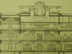 Competitive Design, Club-House of the Union Club, New York, NY, 1901, Orig. Plan. Donn Barber.