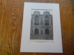 Details of Water Tower No. 3 & Hook and Ladder House No. 24, New York, NY,1902,Lithograph.