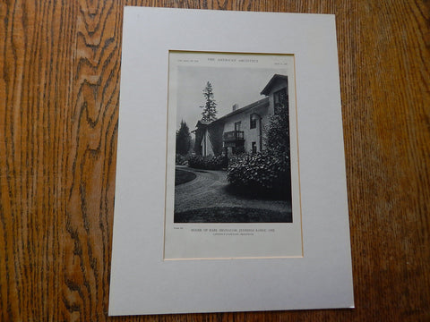 House of Earl Bronaugh,Jennings Lodge, OR, 1918,Lithograph. Lawrence & Holford.