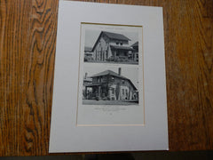 Single House, Morgan Park, MN, Industrial Suburb #1, 1918, Lithograph. Dean & Dean.